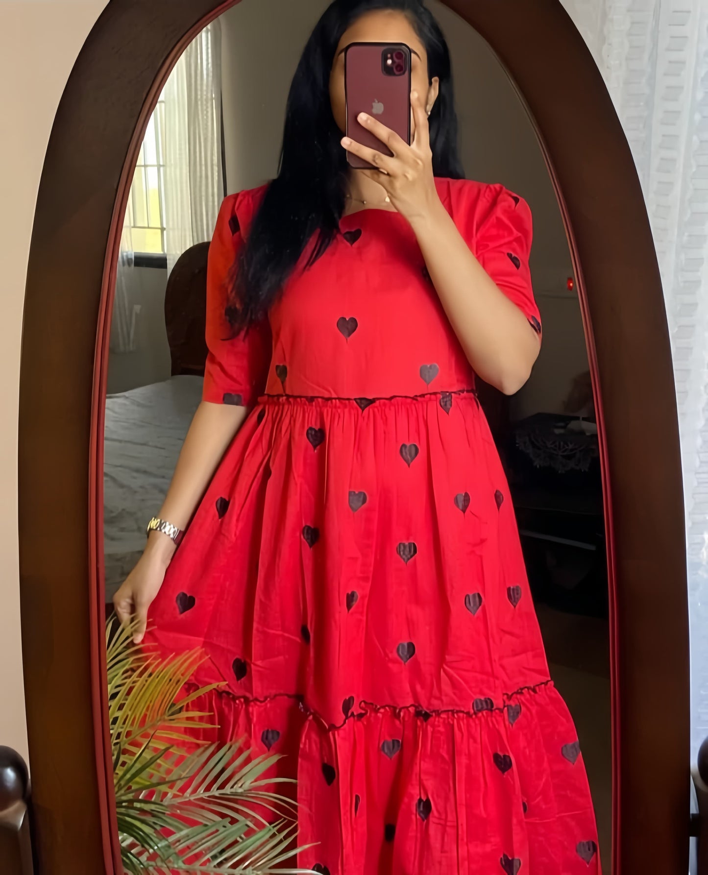 Pure Rayon Fabric Floral Gawn For Ethenic Wear