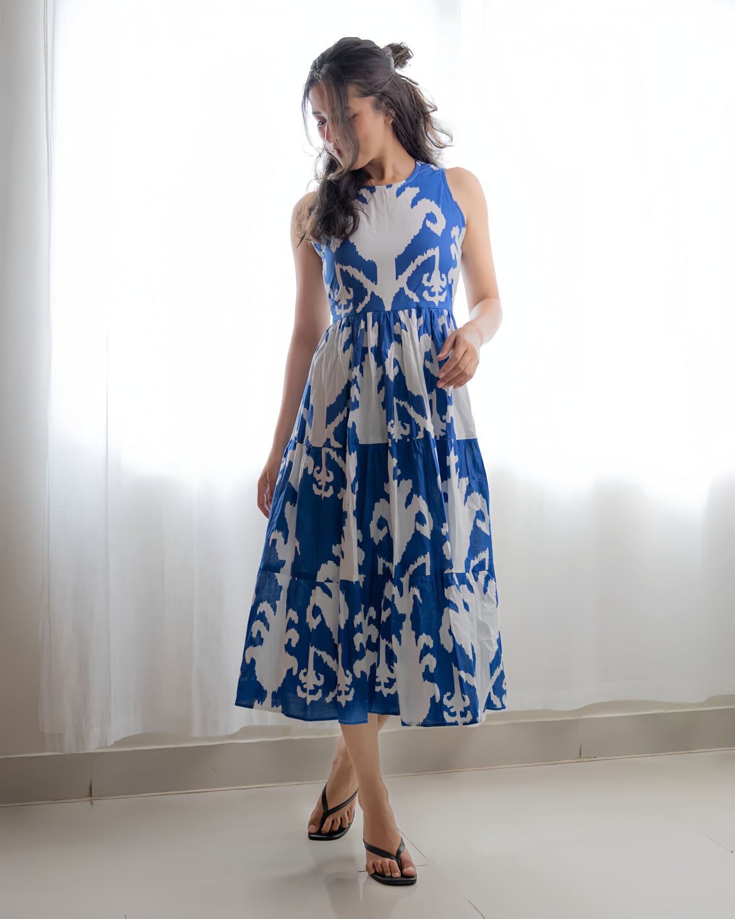 Pure Rayon Fabric Floral Gawn For Ethenic Wear