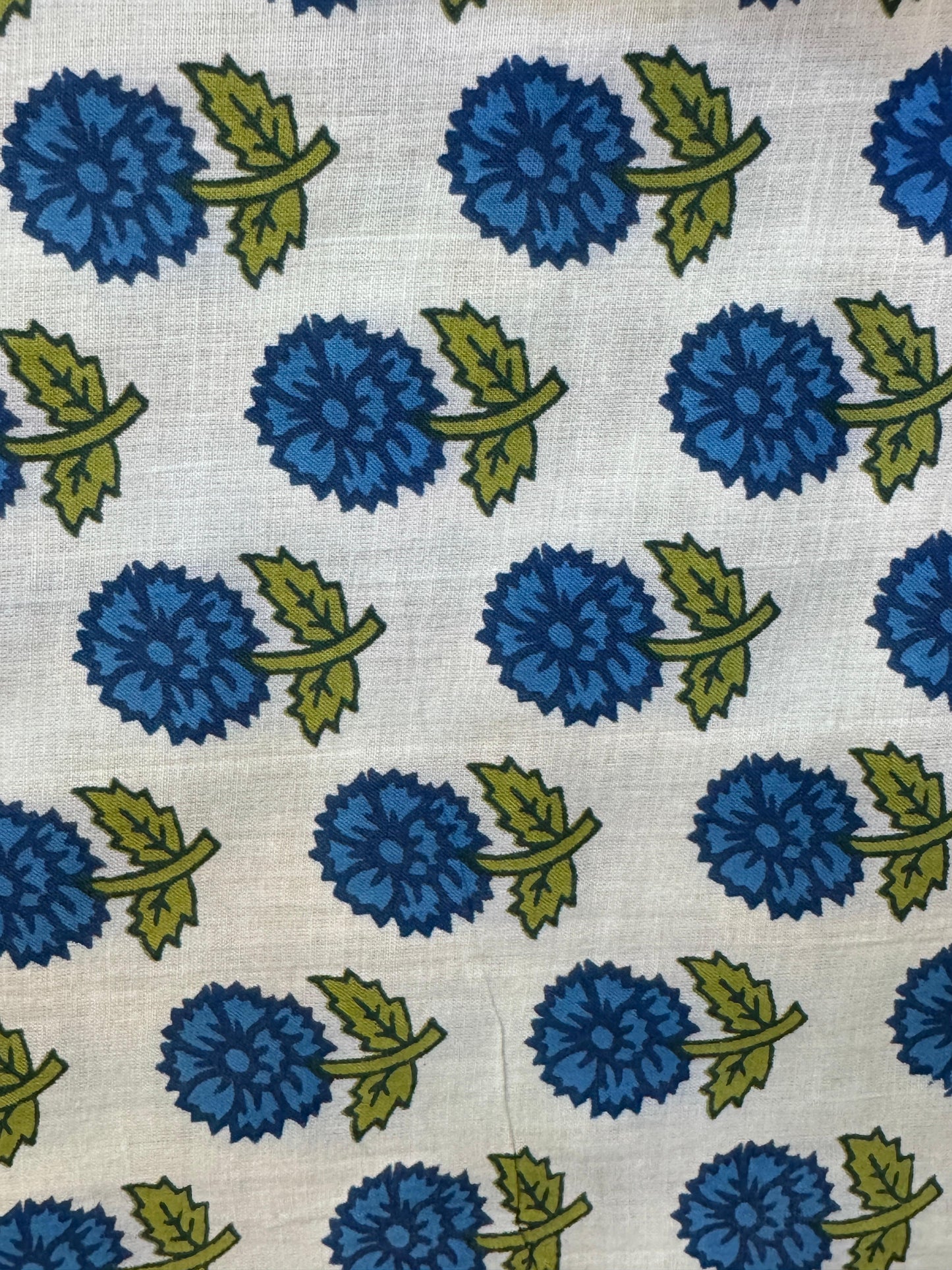 Pure Cotton Unstitched Suit With Kota Doria Dupatta