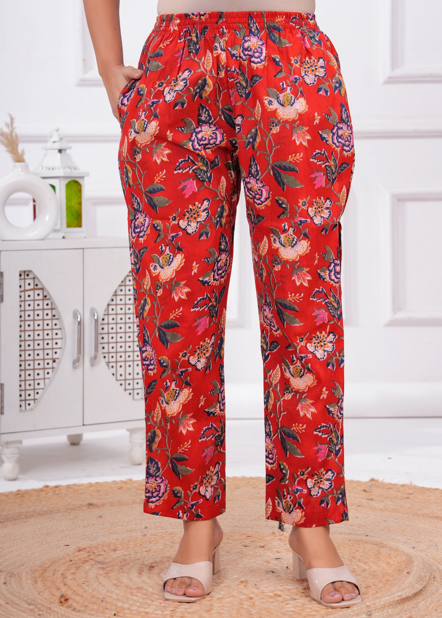 🦋NEW EXCLUSIVE FLORAL PRINTED COTTON CAMBRIC LONG CORD SET