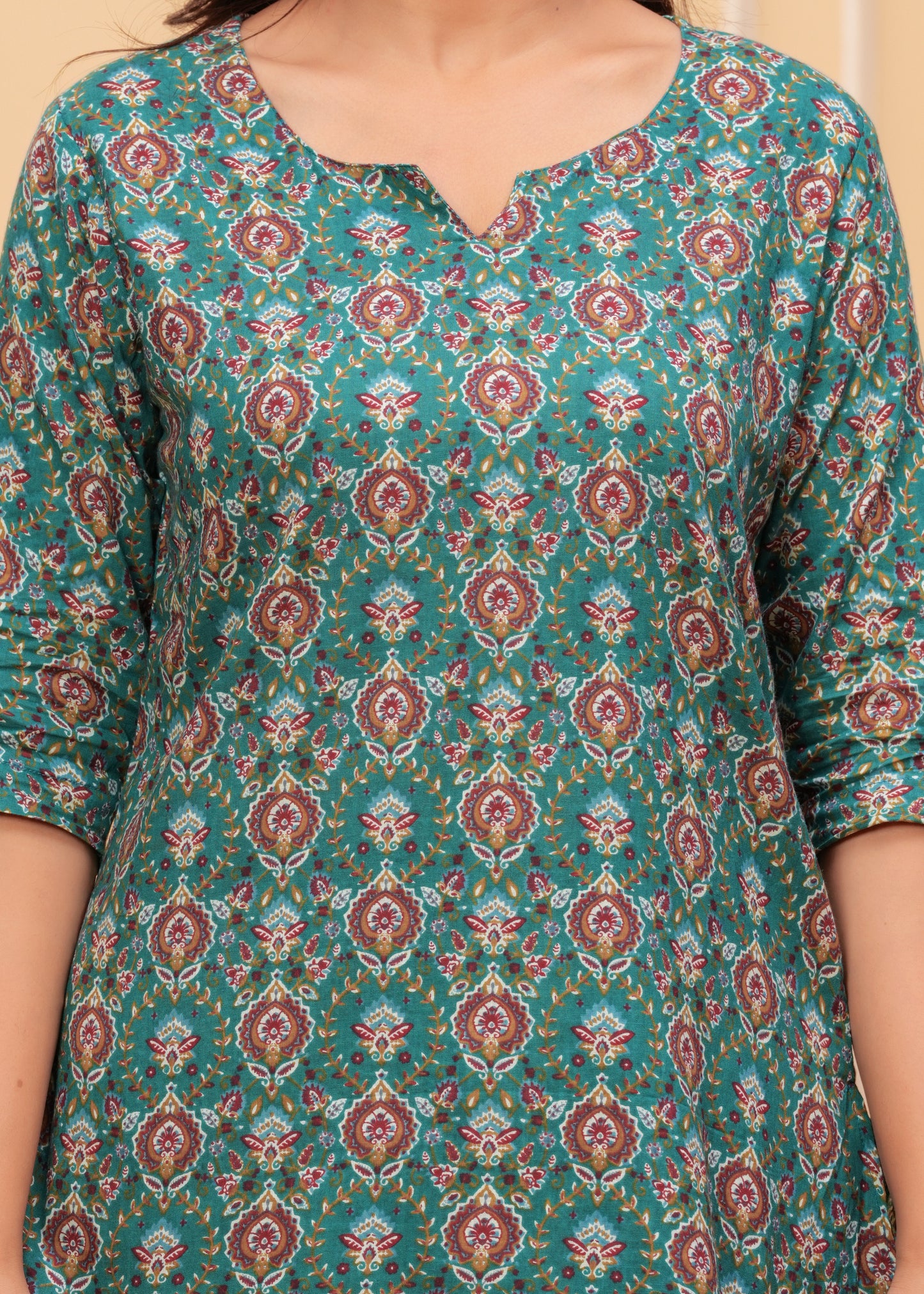 🦋NEW EXCLUSIVE FLORAL PRINTED COTTON CAMBRIC LONG CORD SET