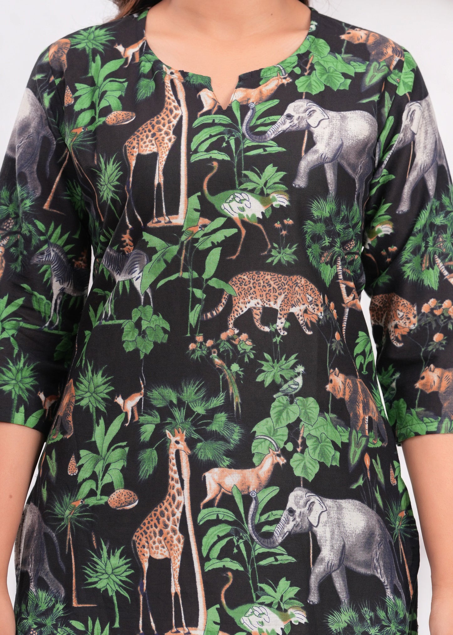 🦋NEW EXCLUSIVE FLORAL PRINTED COTTON CAMBRIC LONG CORD SET