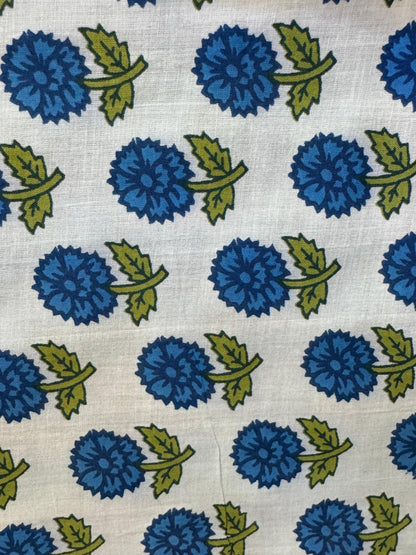 Pure Cotton Unstitched Suit With Kota Doria Dupatta