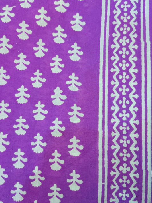 Pure Cotton Unstitched Suit With Cotton Dupatta