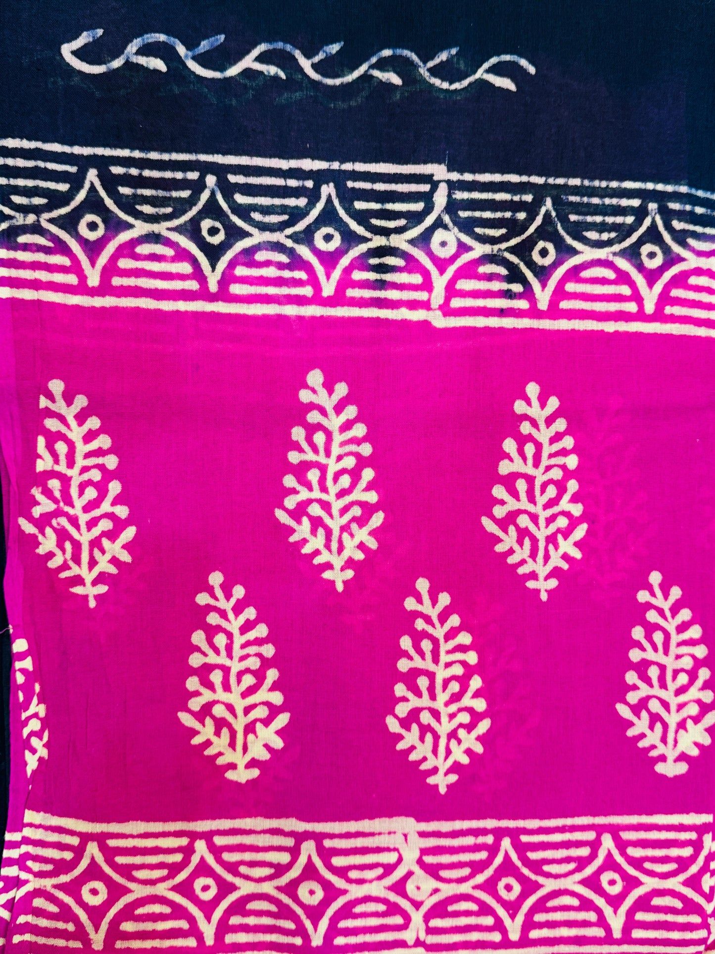 Pure Cotton Unstitched Suit With Cotton Dupatta
