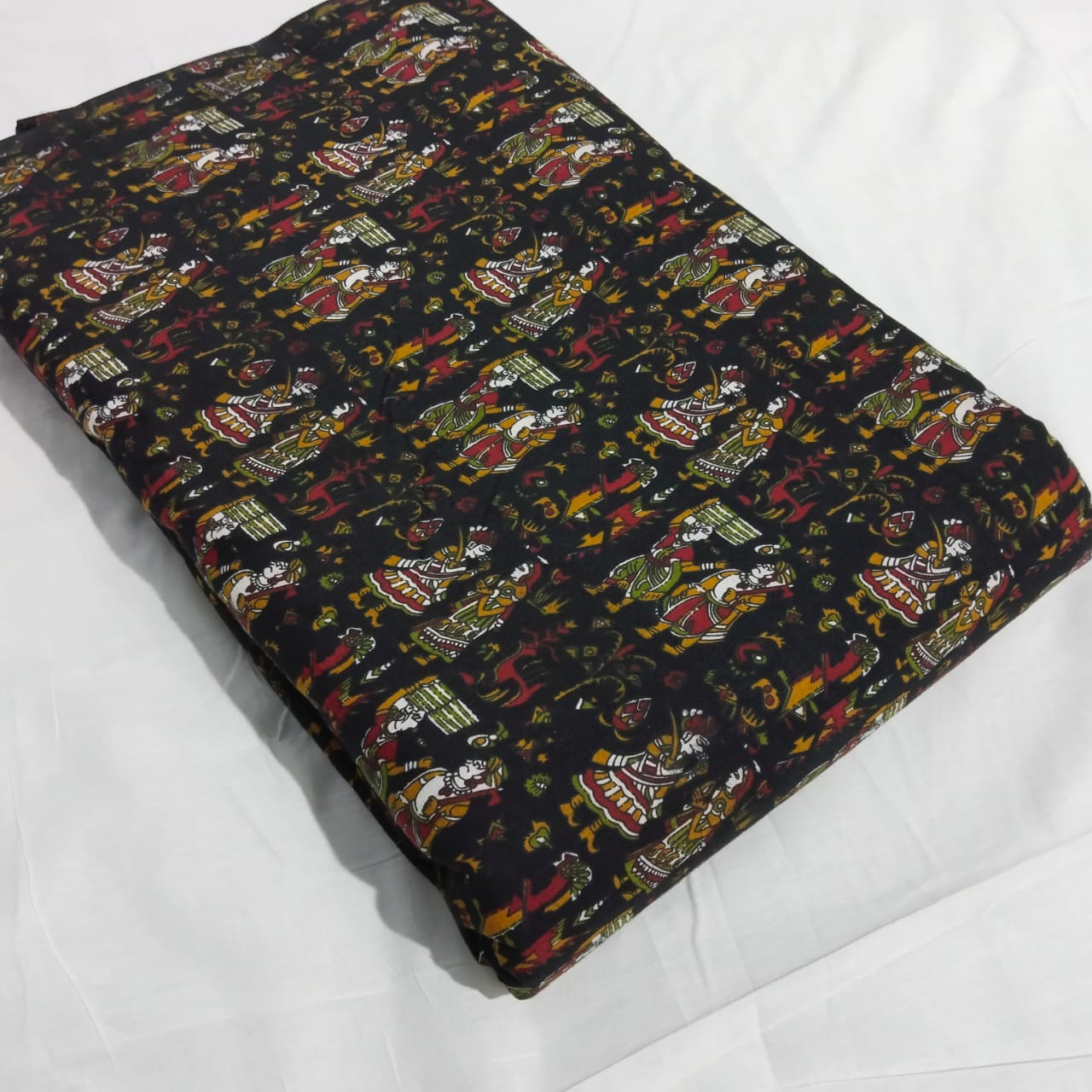 All Over Floral Printed Pure Cotton Unstitched Top Bottom Set 5 Mtr Each