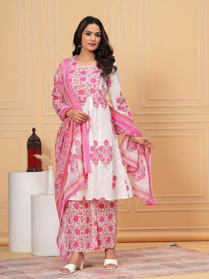 New Exclusive Premium Cotton Suit With Cotton Dupatta